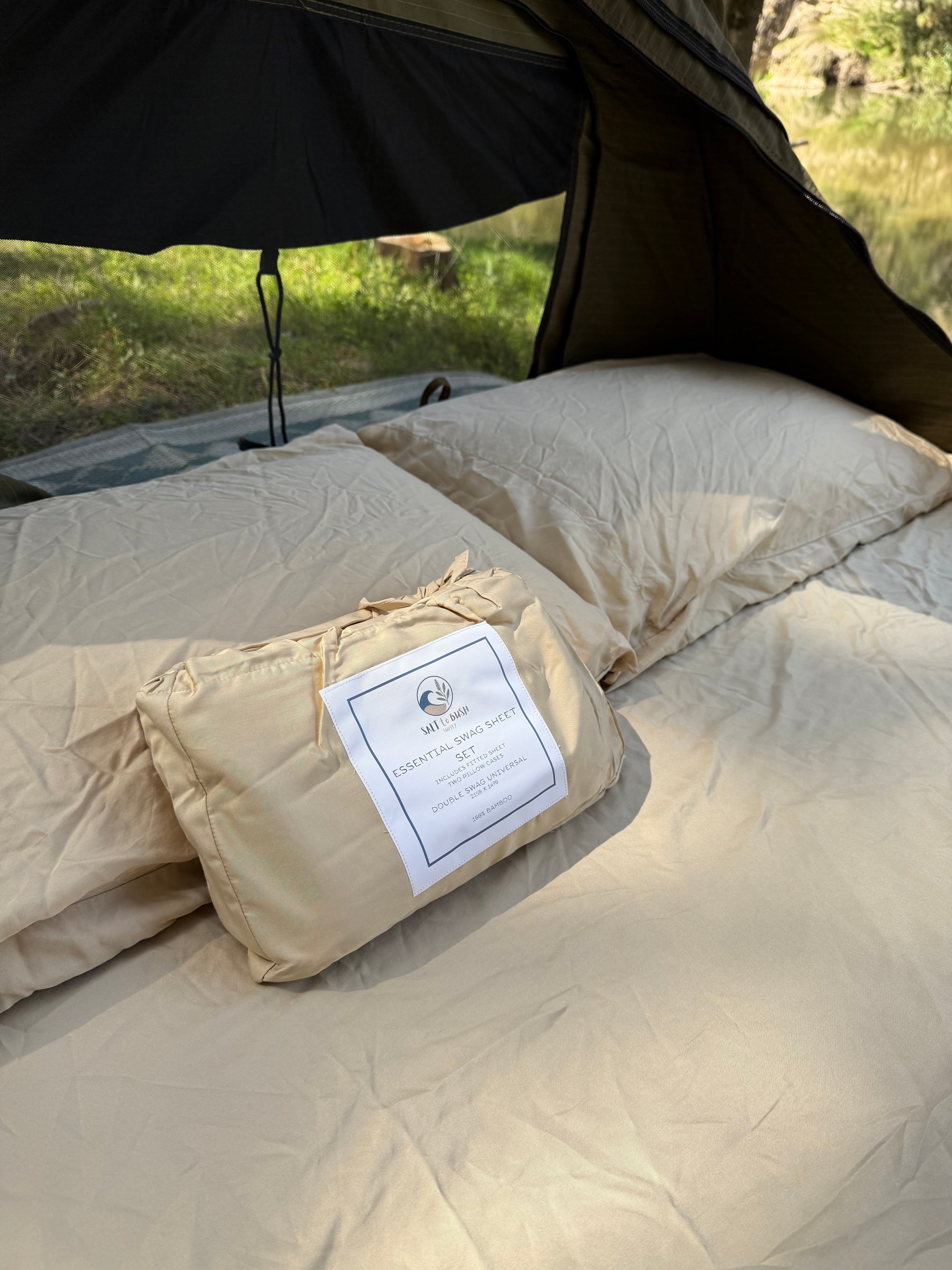 Essential Swag Sheet Set 100% Bamboo - Double Swag